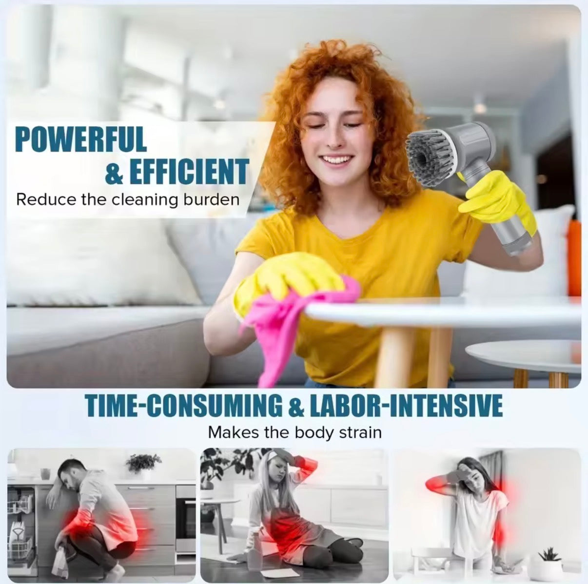 Electric cleaning brush
